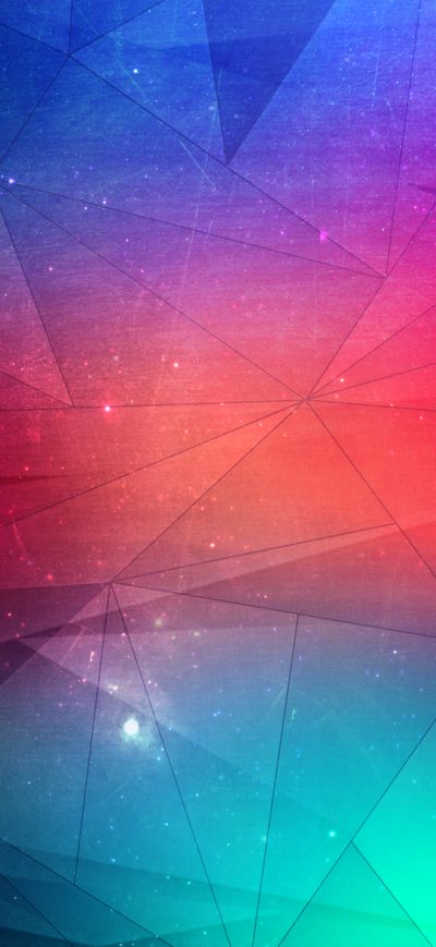 Fond d'écran iPhone Joining Triangles 4k