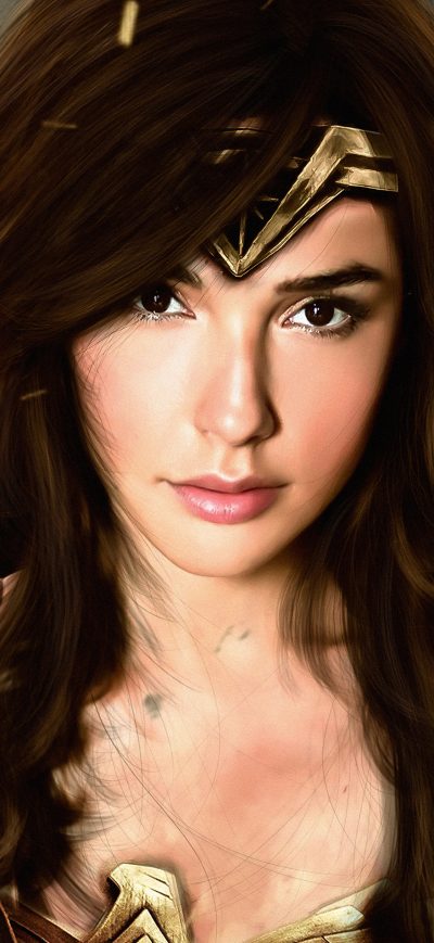 Fond d'écran iPhone Wonderwoman Digital Artwork 4k