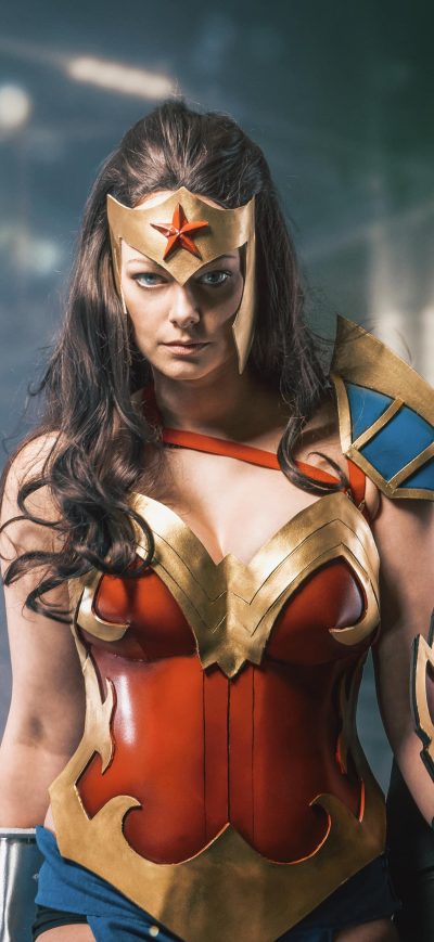 Fond d'écran iPhone Wonder Woman Cosplay 5k