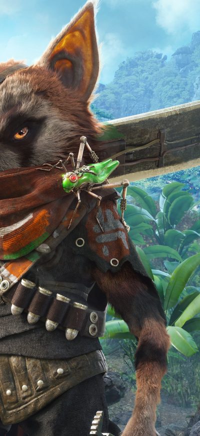 Fond d'écran Biomutant sur iPhone
