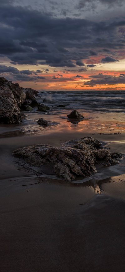 Fond d'écran iPhone Beach Ocean 4k