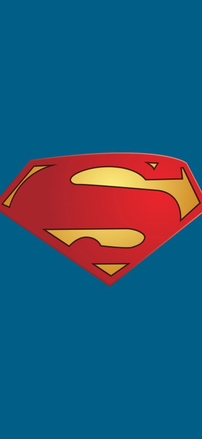 Fond d'écran iPhone Superman Logo Minimal