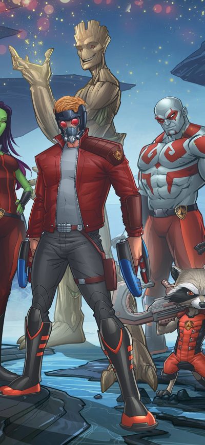 Fond d'écran iPhone Guardians Of The Galaxy Art