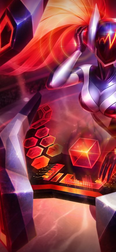 Fond d'écran iPhone Dj Sona League Of Legends 4k