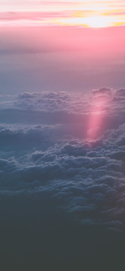 Fond d'écran iPhone Clouds During Sunset 5k