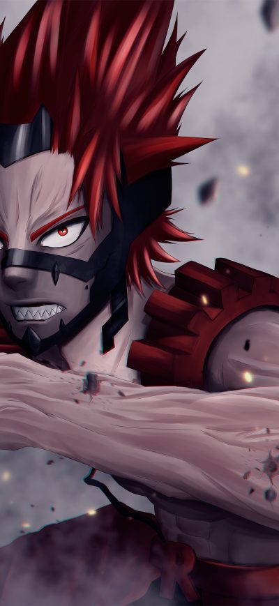 Fond d'écran iPhone Eijiro Kirishima My Hero Academia 4k