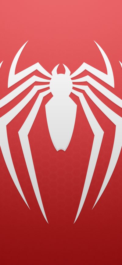 Fond d'écran iPhone Spiderman 4k Ps Logo