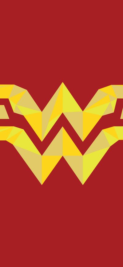 Fond d'écran iPhone Wonder Woman Logo 4k Artwork