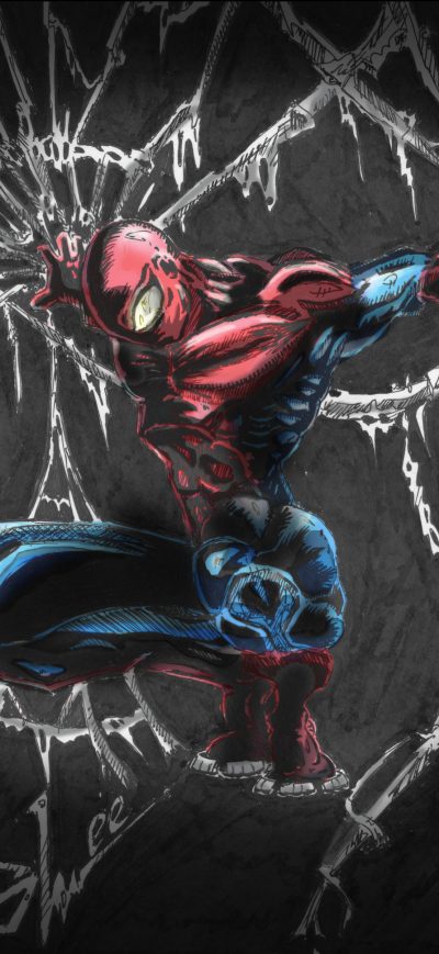 Fond d'écran iPhone Spiderman Comic Art