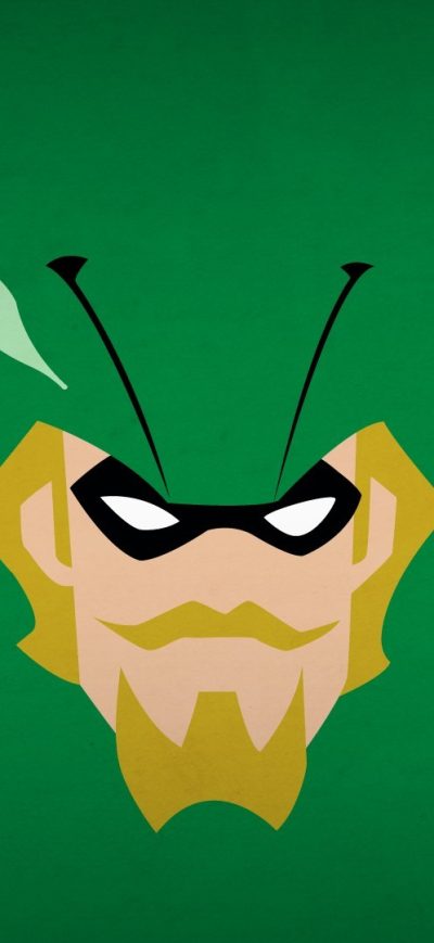 Fond d'écran iPhone Green Arrow Minimalism