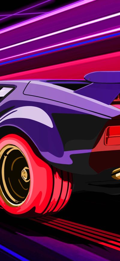 Fond d'écran iPhone 1980 Pantera Car Artwork