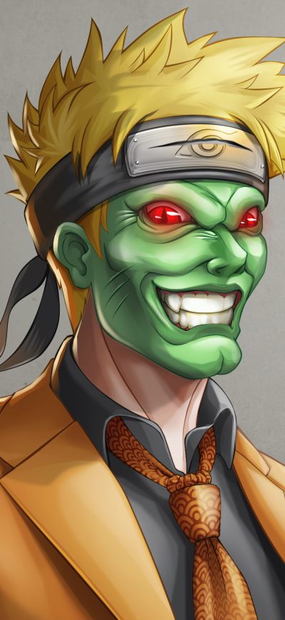 Fond d'écran iPhone Naruto The Mask Man Artwork 4k