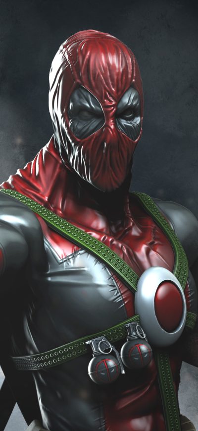 Fond d'écran iPhone Deadpool With Guns Digital Art