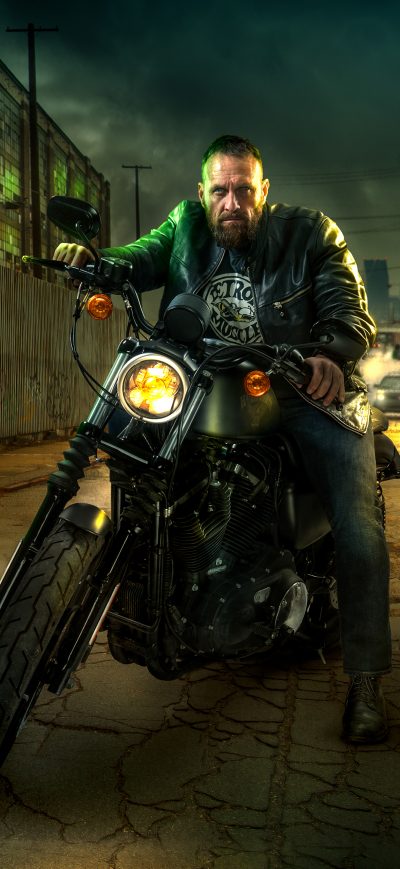 Fond d'écran iPhone Harley Davidson Night Rider