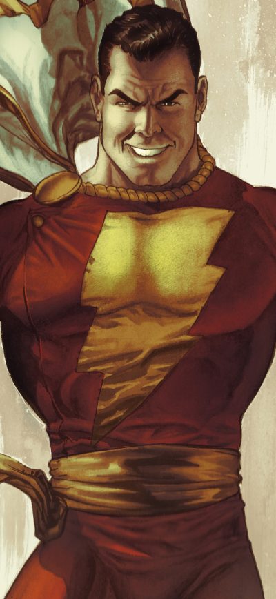 Fond d'écran Shazam Comic Artwork sur iPhone