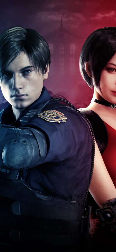 Fond d'écran iPhone Leon And Ada Wong Resident Evil 2 2019 8k