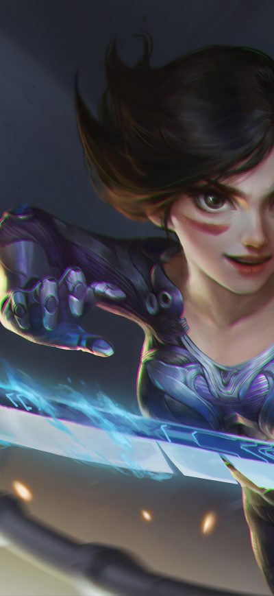 Fond d'écran iPhone Alita Battle Angel Hero