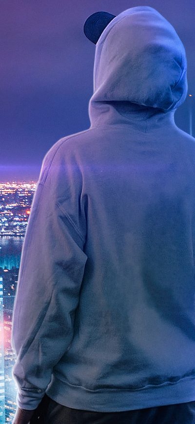 Fond d'écran iPhone View Of My City Boy Standing Back 4k