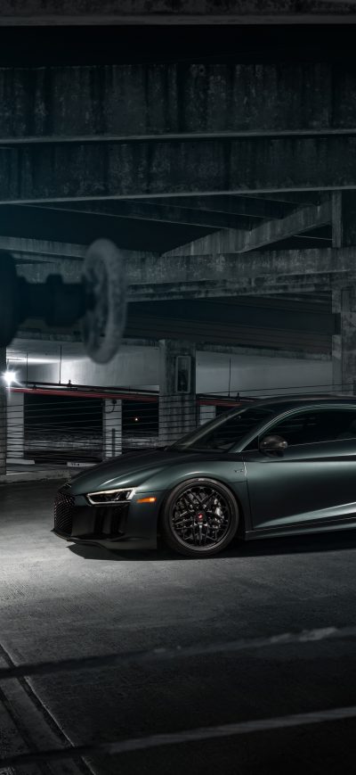 Fond d'écran iPhone Vossen Green Audi R8 8k