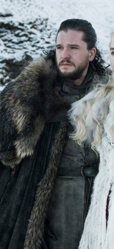 Fond d'écran iPhone Jon Snow And Daenerys Targaryen Game Of Thrones Season 8
