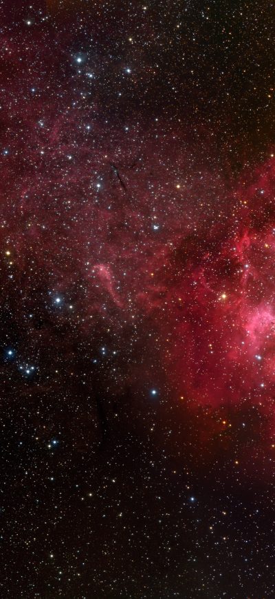 Fond d'écran iPhone Red Galaxy 4k