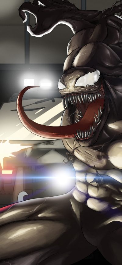 Fond d'écran iPhone Venom 5k Art