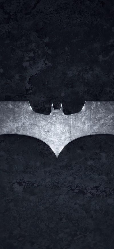 Fond d'écran Bat Logo Dark 4k sur iPhone