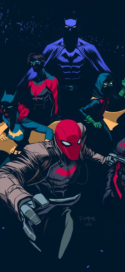 Fond d'écran iPhone Batfamily