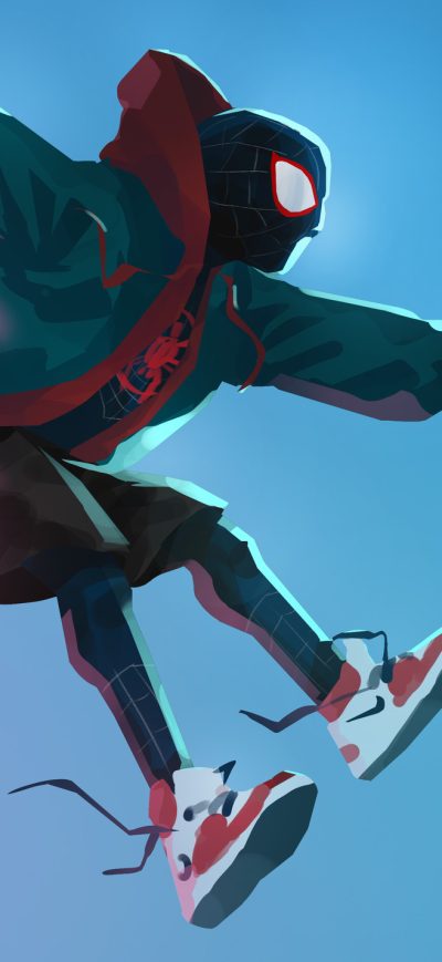 Fond d'écran iPhone SpiderMan Into The Spider Verse Digital Art
