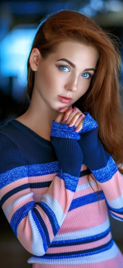 Fond d'écran iPhone Blue Eyes Model