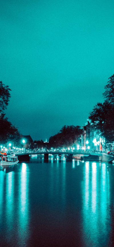 Fond d'écran iPhone Architecture Boats Bridge 4k