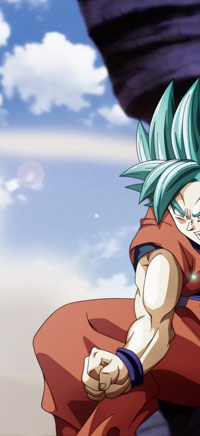 Fond d'écran iPhone Goku Super Saiyan Blue