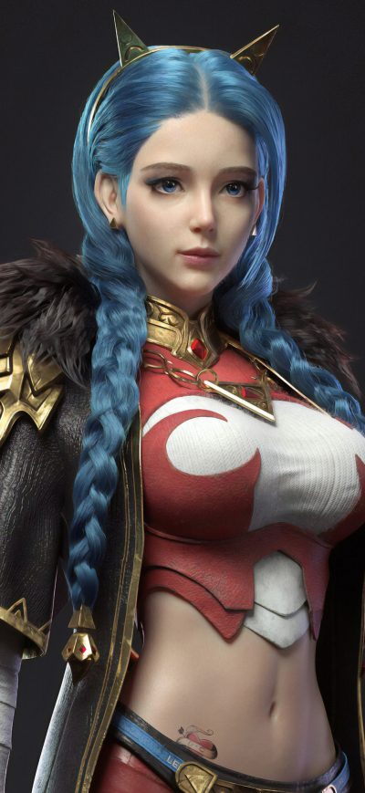 Fond d'écran iPhone Cgi Character Girl Art 4k