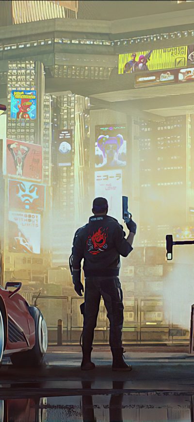 Fond d'écran iPhone V In Cyberpunk 2077 4k