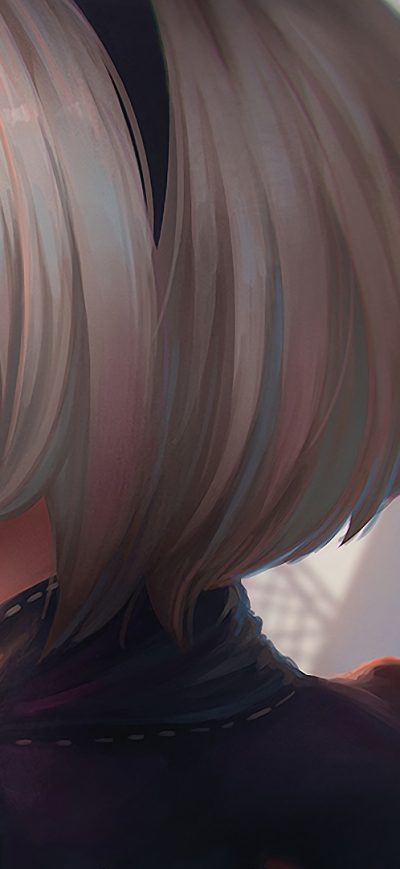 Fond d'écran 2B Nier Automata Artwork sur iPhone