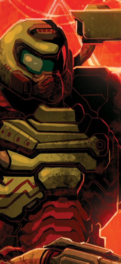 Fond d'écran iPhone Doom Eternal Artwork 4k