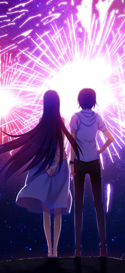 Fond d'écran Anime Grisaia Phantom Trigger sur iPhone