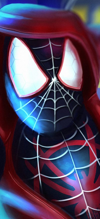 Fond d'écran iPhone Spiderverse New Art