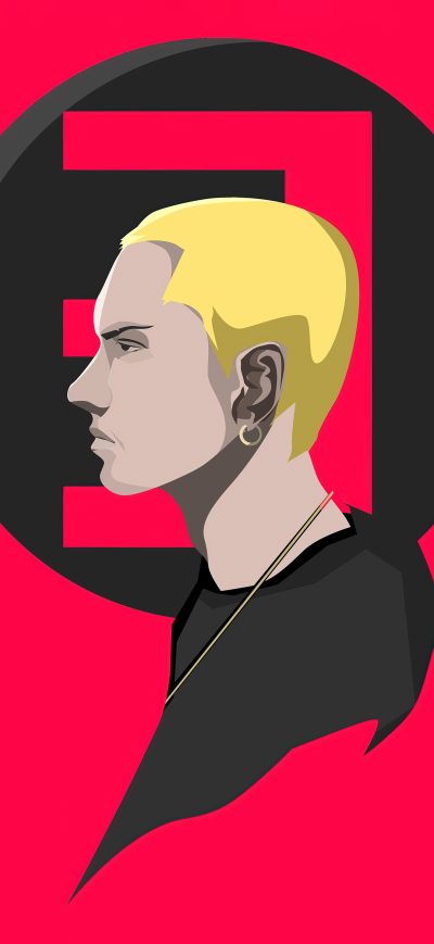 Fond d'écran iPhone Eminem Minimal 8k