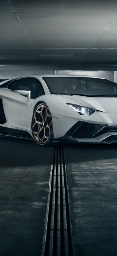 Fond d'écran iPhone Novitec Torado Lamborghini Aventador S 2018 Front View