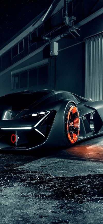 Fond d'écran iPhone Lamborghini Terzo Millennio 2019 4k