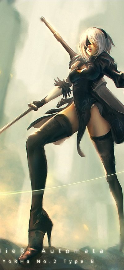 Fond d'écran iPhone 2b Nier Automata HD