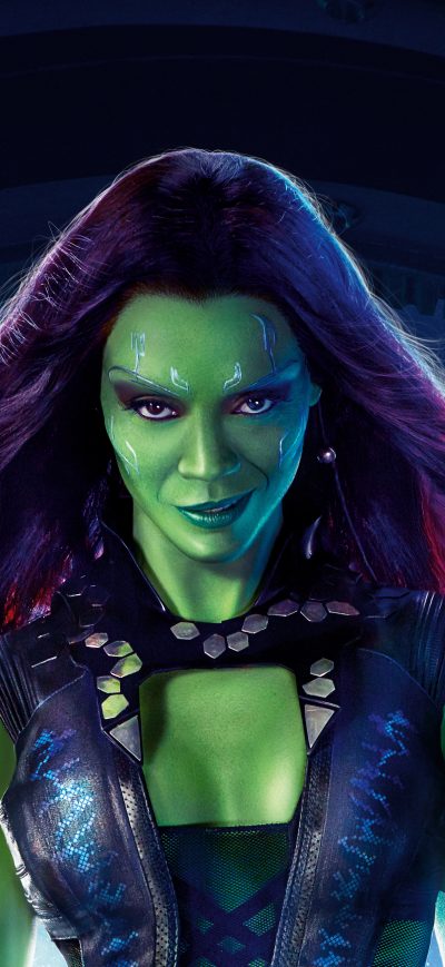Fond d'écran iPhone Gamora 8k