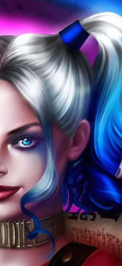 Fond d'écran iPhone Harley Quinn Newart