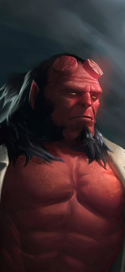 Fond d'écran iPhone Hellboy With Gun
