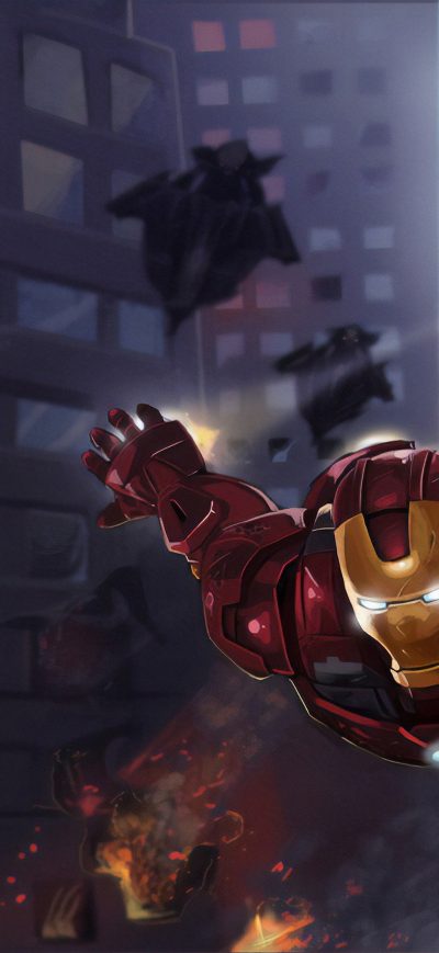 Fond d'écran iPhone Iron Man Coming