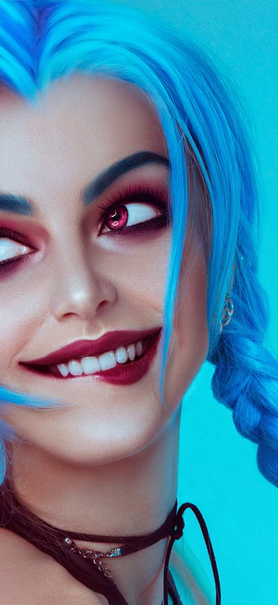 Fond d'écran iPhone Jinx League Of Legends Cosplay