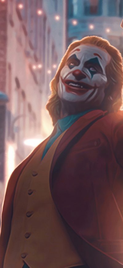 Fond d'écran iPhone Joker With Cards 5k