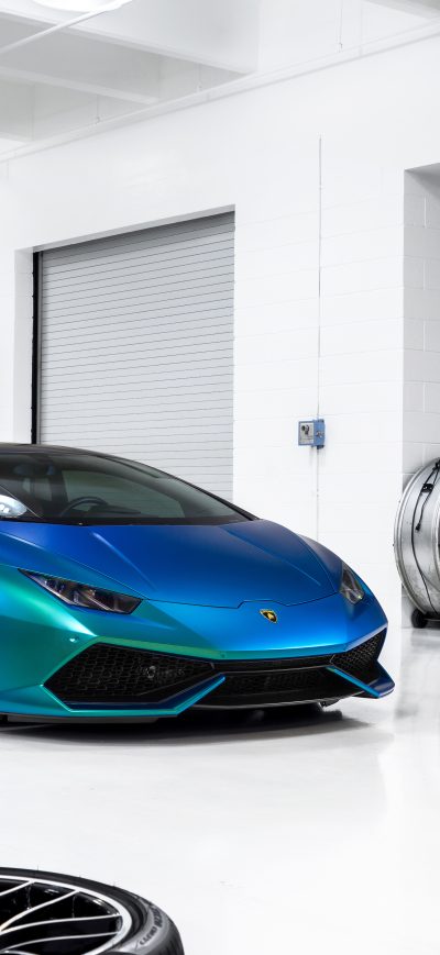 Fond d'écran iPhone Vossen Lamborghini Huracan 8k