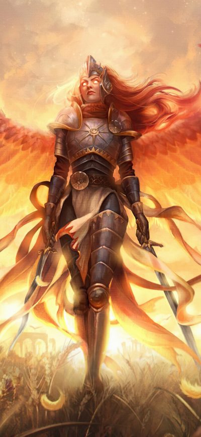 Fond d'écran iPhone Dawnbringer Aurelia Magic The Gathering